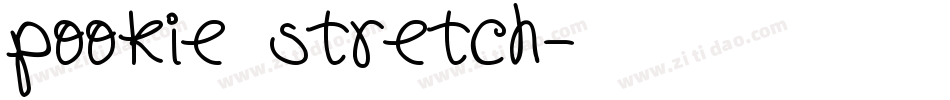 pookie stretch字体转换